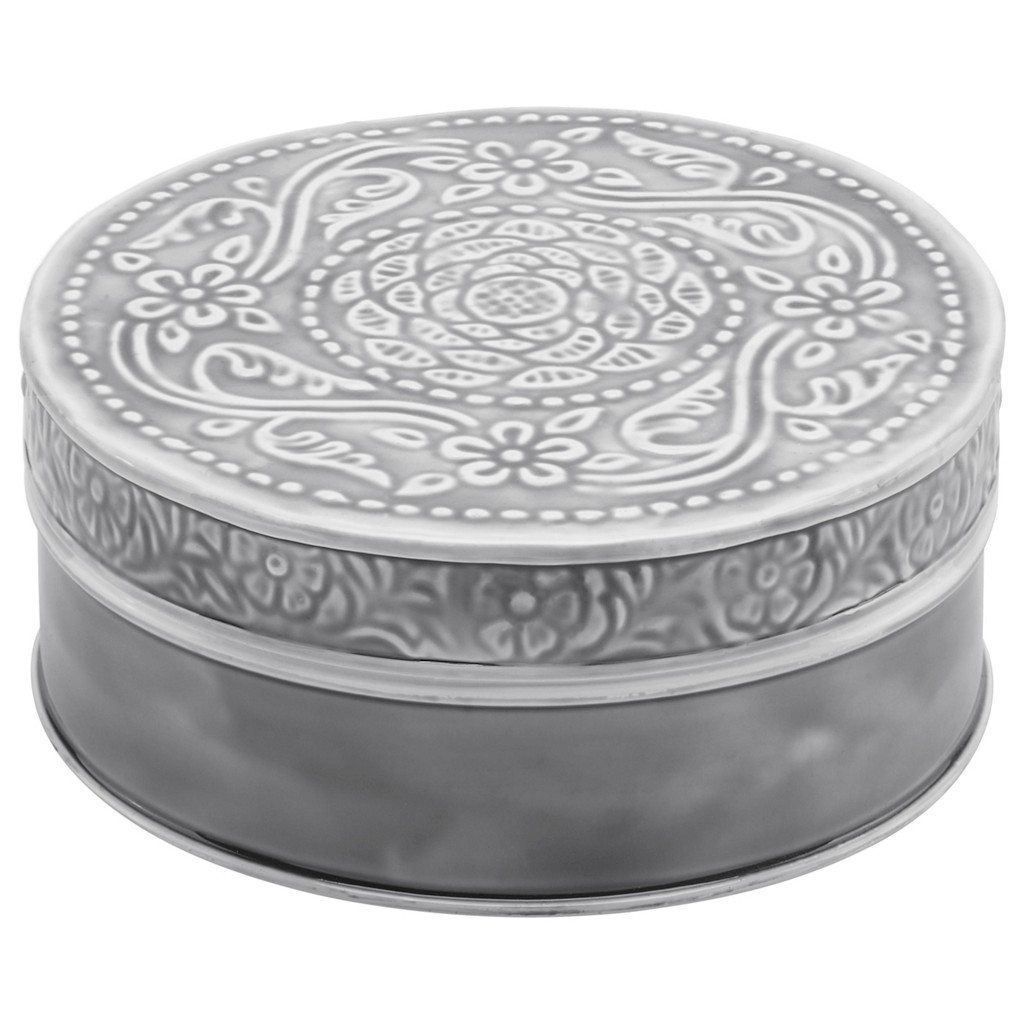 Dekobox Lila aus Metall