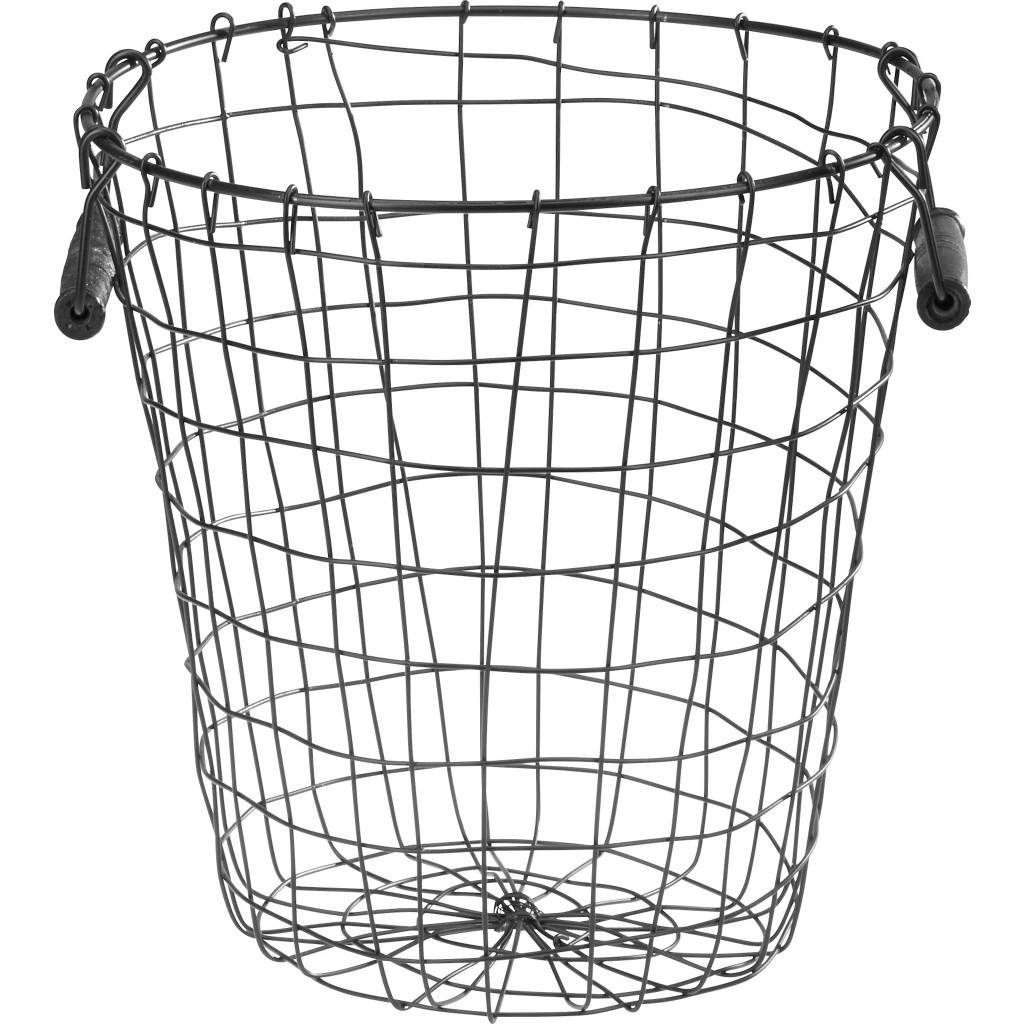 Korb Paula in Schwarz