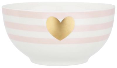 Müslischale Bibi in Rosa/Weiß