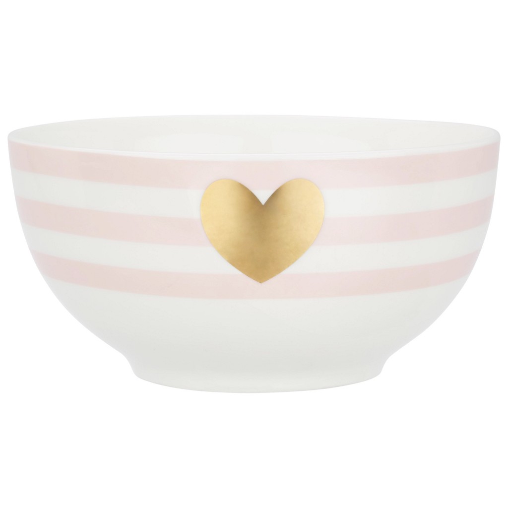 Müslischale Bibi in Rosa/Weiß