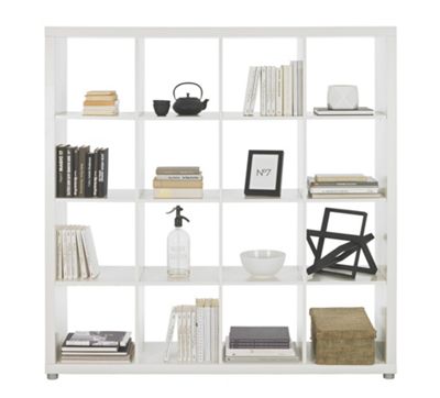 Raumteiler in Weiß lackiert