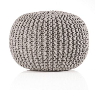 Sitzkissen Aline in Grau, ca. 55x35cm