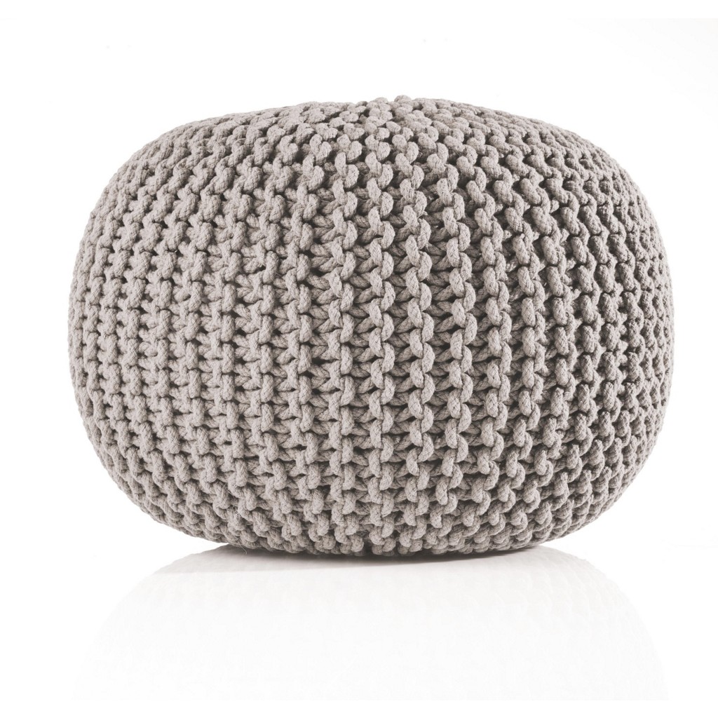 Sitzkissen Aline in Grau, ca. 55x35cm