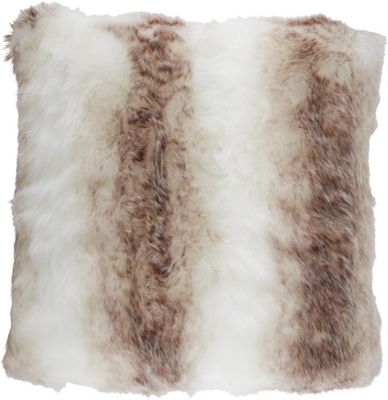 Zierkissen Hazel in Weiß/Braun ca.45x45cm