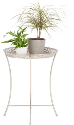 Beistelltisch in Silber