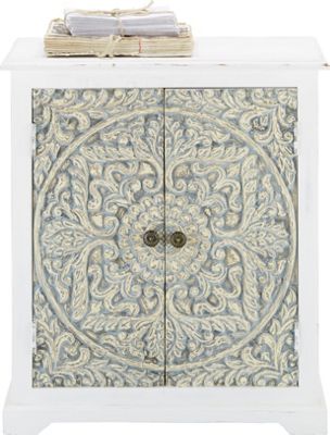 Kommode in Weiß/Grau