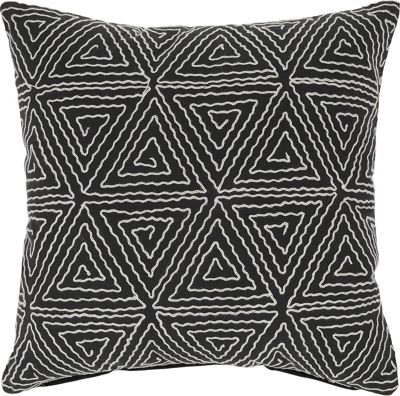 Zierkissen Alba in Schwarz ca. 45x45cm